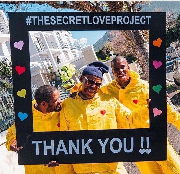 The Secret Love Project's annual winter rain suit campaign