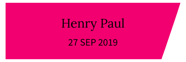 Henry has been part of the program since the 27th of September 2019